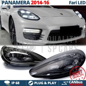 FARI LED Per Porsche Panamera 2014-16 OMOLOGATI | TRASFORMAZIONE Luci MATRIX STYLE
