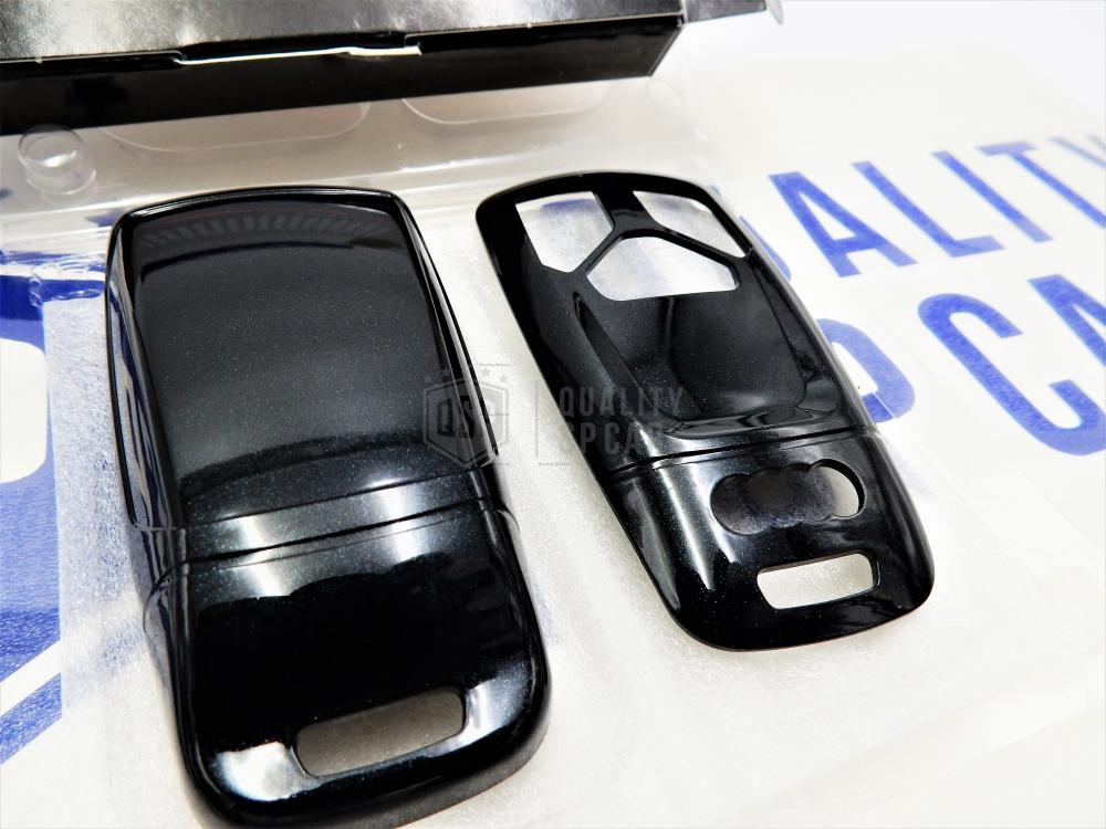 Coque Rigide Clé Télécommande Rouge métallique pour Audi A5 (B9/8W6) Housse  de Protection en Abs