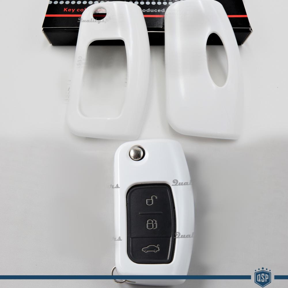 Rigid Schlüssel Fernbedienung Schutz Hülle Weiße für Ford Fiesta