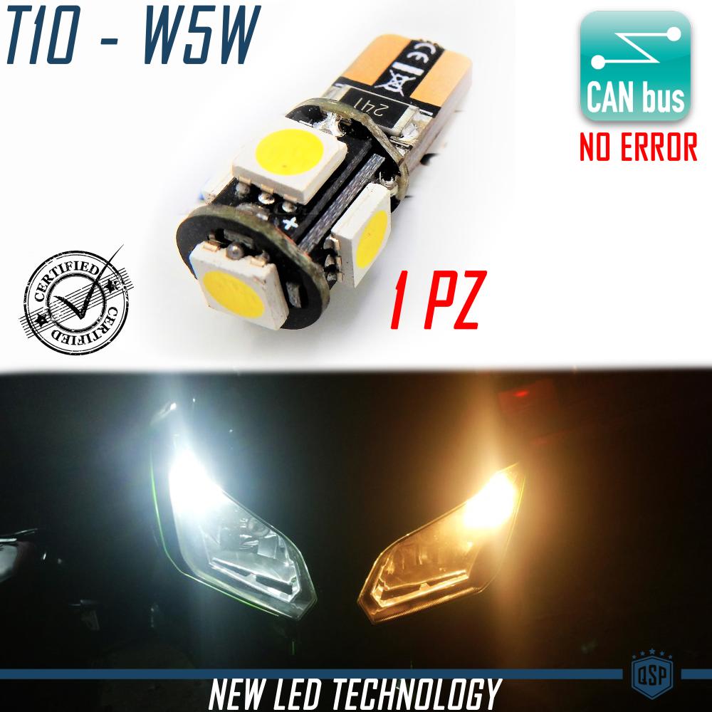 X1 LED Lampen T10 W5W, Lichter 6500K Weiß 100% CANbus