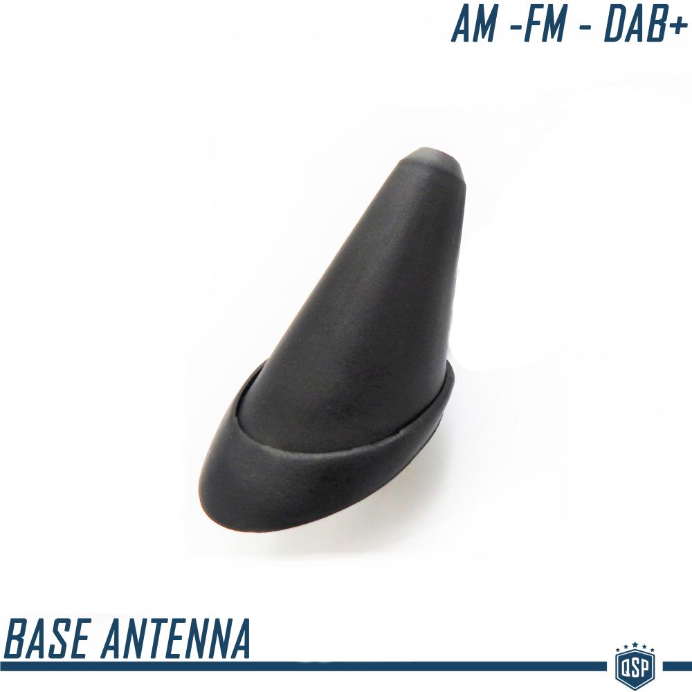 Auto Dach Antenne Basis Schwarz ECHTER EMPFANG RADIO Signal AM-FM-DAB+