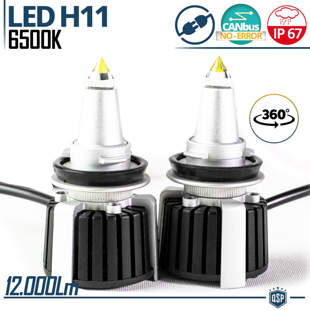 Quartz H11 LED Bulbs Kit 360° CANBUS