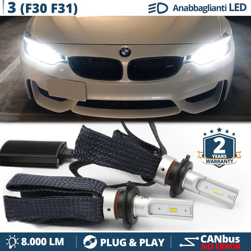 Kit LED H7 pour BMW Série 3 F30 F31 Feux de Croisement CANbus