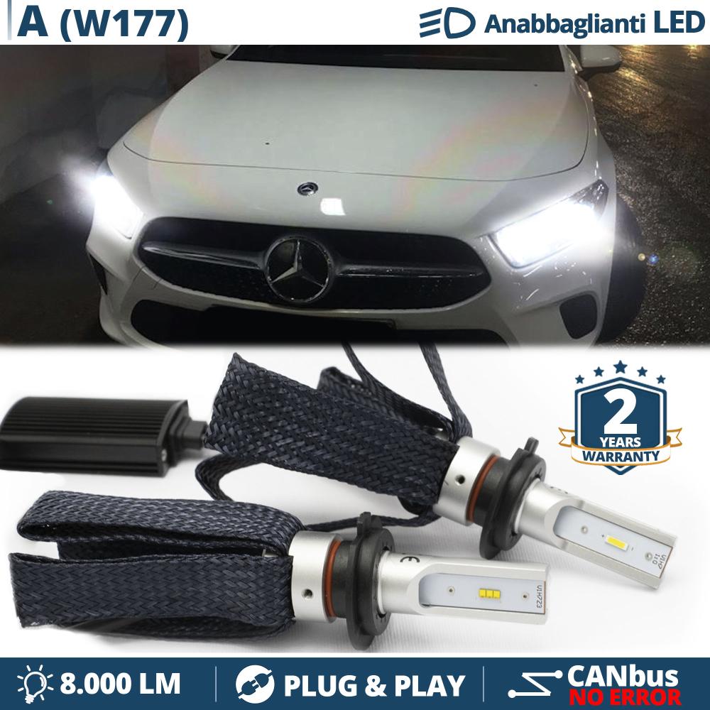Kit LED H7 pour Mercedes Classe A W177 Feux de Croisement CANbus