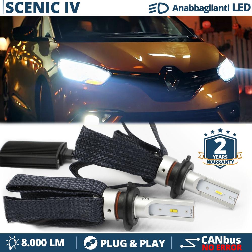 Kit LED H7 pour Renault Scenic 4 Feux de Croisement CANbus