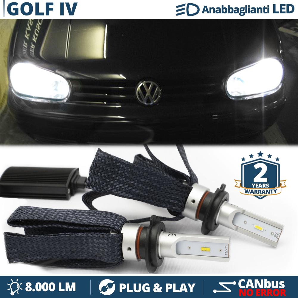 Kit Full LED H7 per Volkswagen GOLF 4 IV Luci Anabbaglianti CANbus | Bianco  Potente 6500K 8000LM