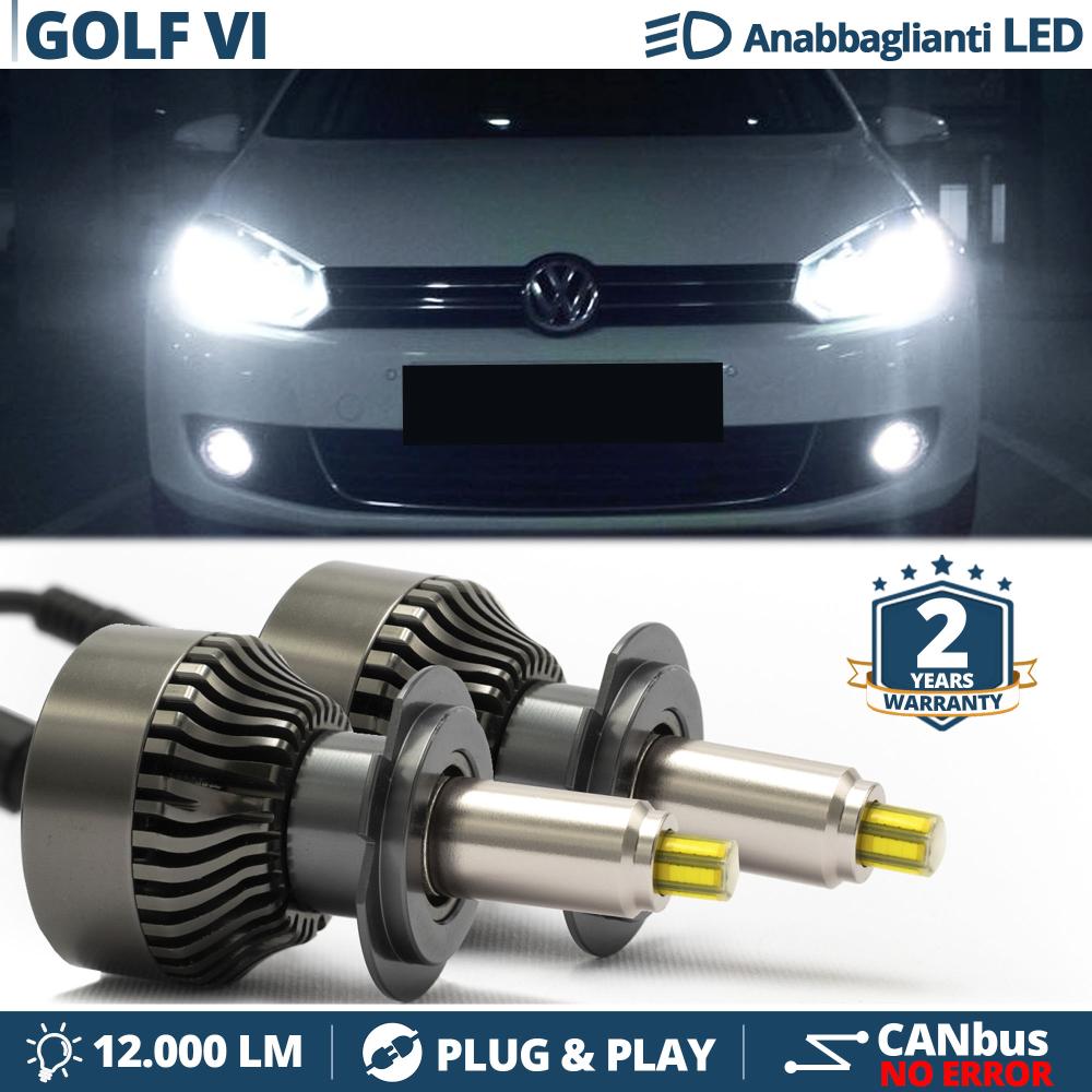 H7 LED Kit für Volkswagen GOLF 6 Abblendlicht | Canbus LED Birnen 6500K  12000LM