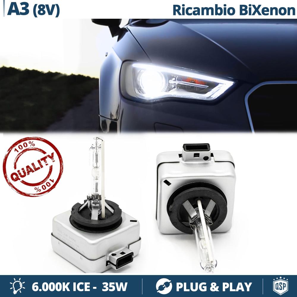2x Ampoules Bi-Xenon D3S de Rechange pour AUDI A3 8V Lampe 6.000K Blanc  Pure 35W