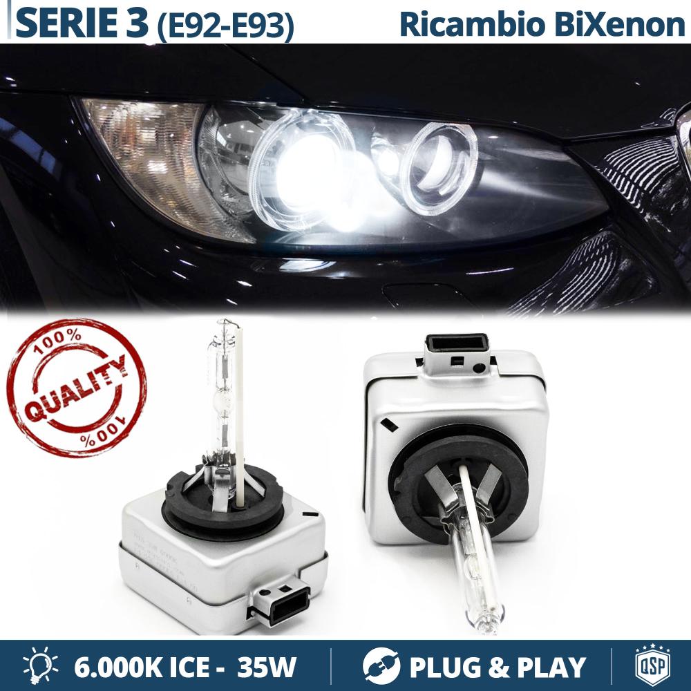 2x Ampoules Bi-Xenon D1S de Rechange pour BMW série 3 E92/93 Lampe 6.000K  Blanc Pure 35W