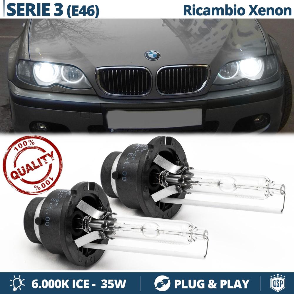 2x D2S Xenon Brenner Scheinwerferlampe für BMW 3ER E46 Ersatzlampe 6.000K  Weiße 35W