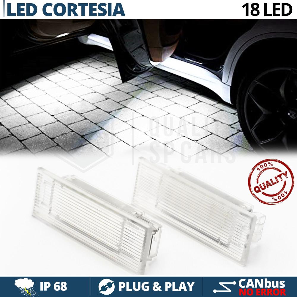 2 Luces de Cortesia LED para BMW SERIE 4 (F32 F33 F36) | Luz BLANCA Debajo  Puerta | CANbus