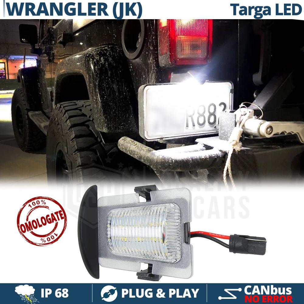 Éclairage Plaque LED pour Jeep Wrangler JK Canbus