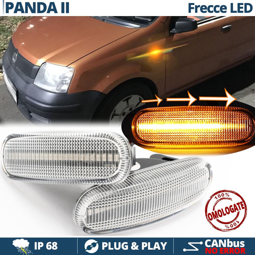 LED Seitenblinker Blinker Smoke Schwarz Module Fiat Panda Typ 169