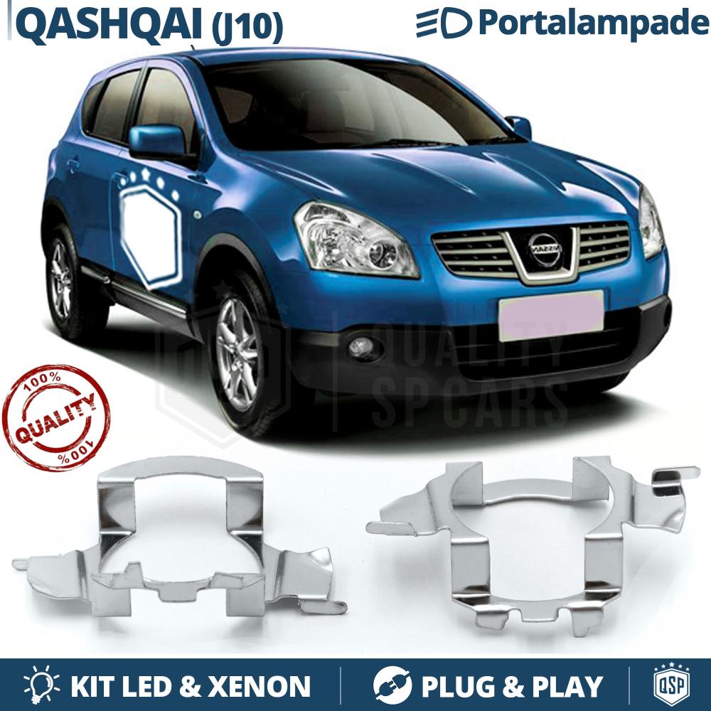 2 Adapters Bulbs Holder for LED KIT H7 Installation for NISSAN QASHQAI J10  (2006-2014)