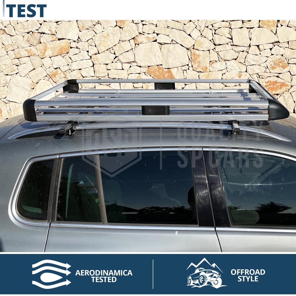 Dachkorb Gepäckkorb für Volkswagen Tiguan, Touareg | Dachgepäckträger  Dachträger aus Schwarz Alu