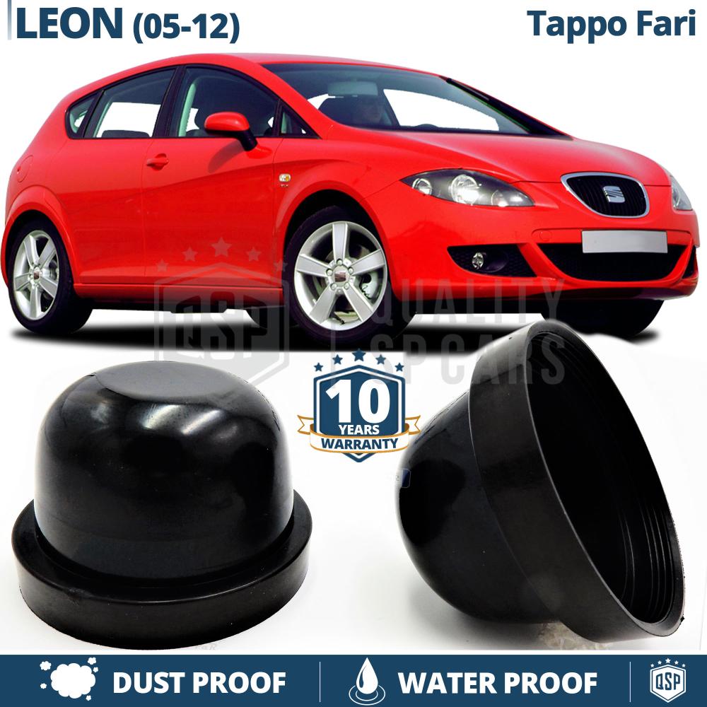 1 Deeper HEADLIGHT CLOSING CAP per SEAT LEON 1P (05-12) DUST WATER Cover  for Kit Led Xenon installation
