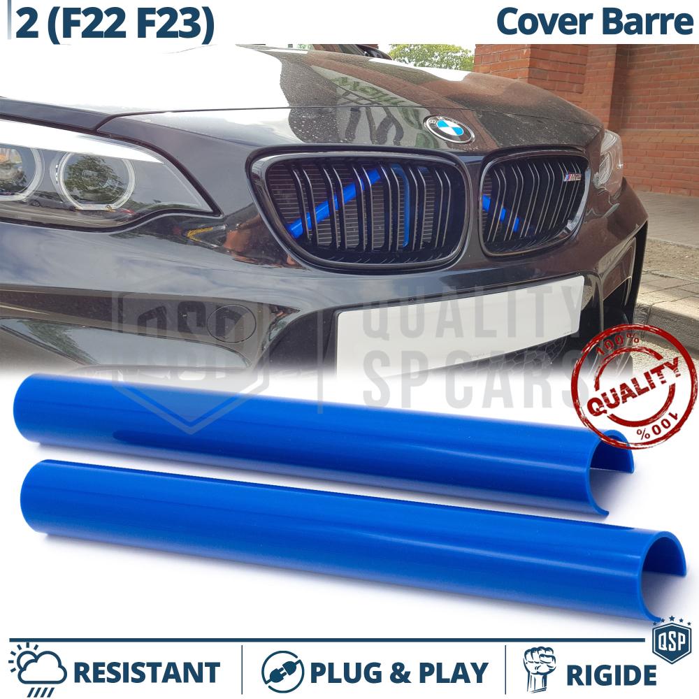 Blaue Kühlergrill Zierleisten Rohr Streifen für BMW 2ER F22 F23