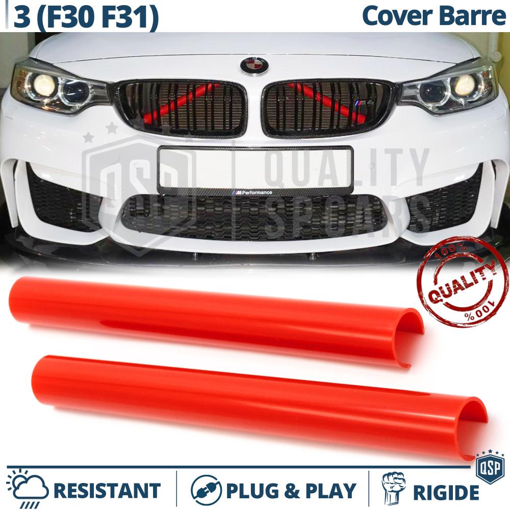 Rot Kühlergrill Zierleisten Rohr Streifen für BMW 3er F30 F31