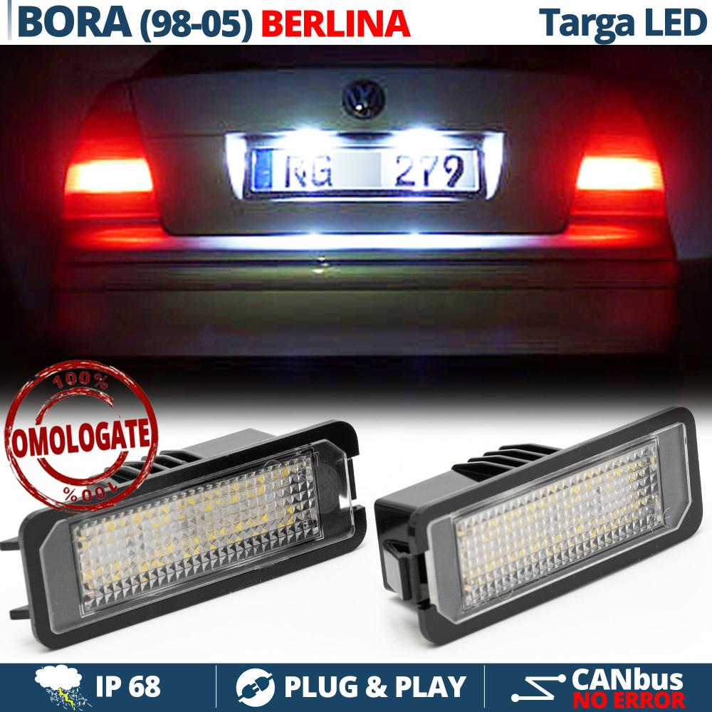 2 Plafonnieres LED Plaque Immatriculation pour VW Bora, 100