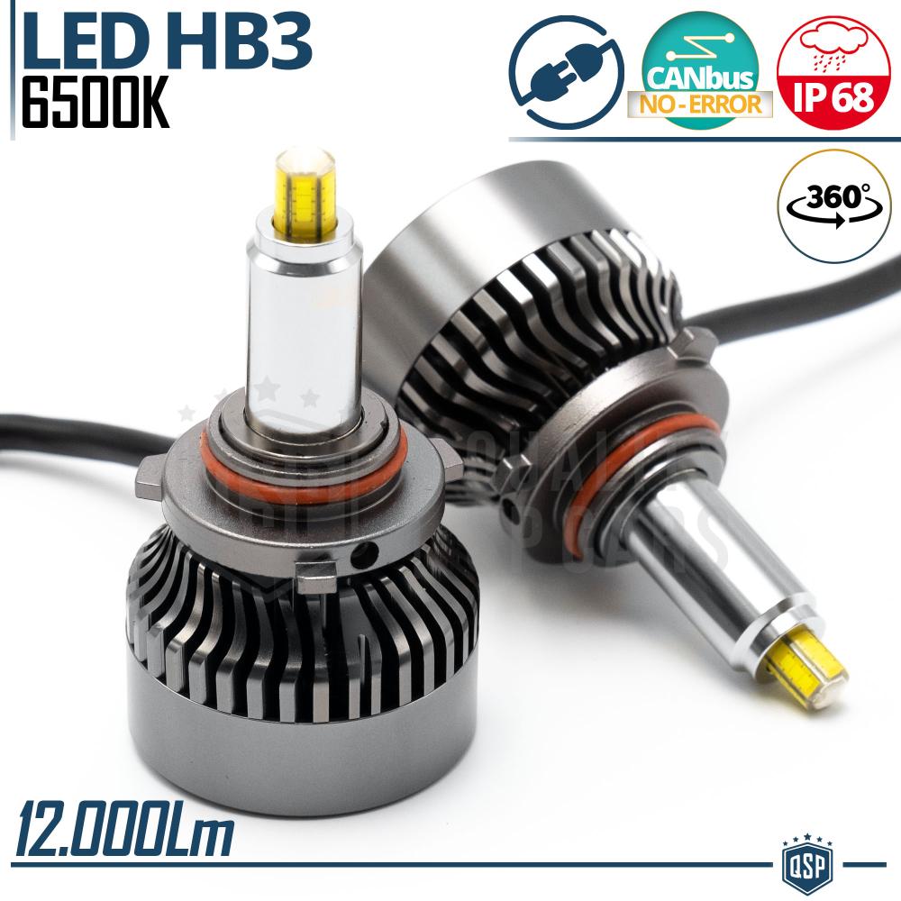 HB3 LED Kit CANbus, Leistungsstarkes Weisses Licht 12000LM