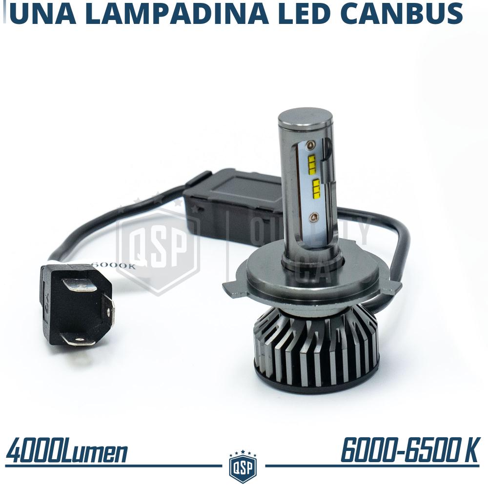 1 H4 LED Lampe für LENTICULAR  Leistungsstarkes 360° Licht 6000