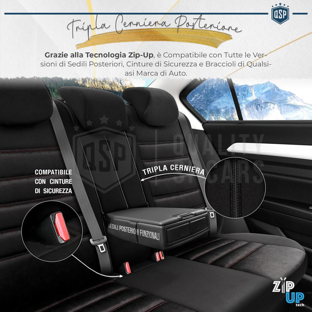 Auto Universal Vordere Zwei-Sitz-Sitzbezug PU-Leder Gesteppt