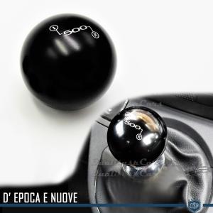 Universal BLACK Gear Shift KNOB For FIAT 500 New and Classic in Anodized Stainless Steel