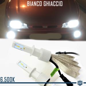 KIT FULL LED HEADLIGHT H1 FOR FIAT BRAVA / BRAVO I (95-02) LOWBEAM CANBUS 6500K 8000LM WHITE ICE