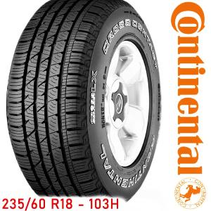 X2 Tires CONTINENTAL ContiCrossContact LX SPORT AO 235/60 R18 H DOT 2010