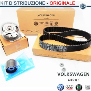 Kit Distribuzione ORIGINALE Volkswagen GOLF IV 1.9 TDI/SDI 1997-2006, Ricambio Originale Vw