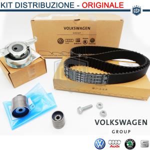 Timing Belt Kit Distribution ORIGINAL Volkswagen POLO VI 1.6 TDI 2017-2018, Original Spare Parts VW