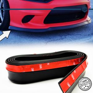 Adhesive SPOILER Compatible With LOTUS, Bumper Lip or Side Skirt in BLACK EPDM flexible