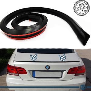 Rear SPOILER For BMW 6-7 SERIES adhesive, for Trunk / Roof Lip Wing in BLACK EPDM flexible