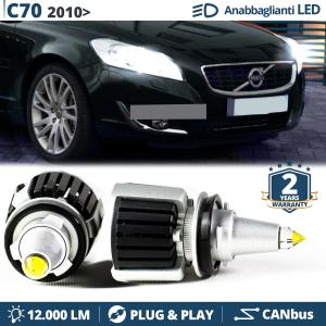 Kit LED H7 pour Volvo C70 II Phase 2 Feux de Croisement | Ampoules LED CANbus Blanc Pur | 6500K 12000LM