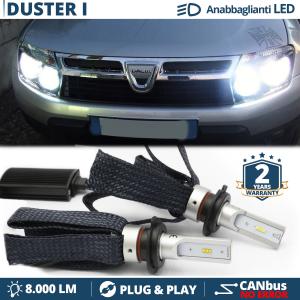 H7 LED Kit für Dacia Duster 1 Abblendlicht CANbus Birnen | 6500K Weißes Eis 8000LM