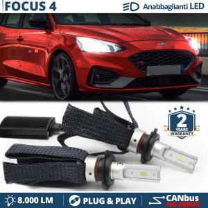 H7 LED Kit for Ford Focus mk4 Low Beam CANbus Bulbs | 6500K Cool White 8000LM