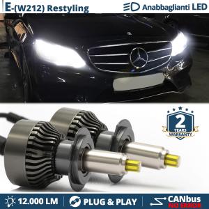 Kit LED H7 para Mercedes Clase E W212 13-16 Luces de Cruce | Bombillas Led Canbus 6500K 12000LM