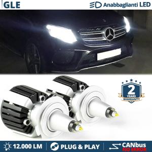 Kit LED H7 CANbus per Mercedes GLE W166 Anabbaglianti Luce Bianca 6500K 12000LM 55W