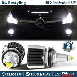 H7 LED Bulbs for Mercedes SL R230 Facelift Low Beam CANbus 55W | 6500K White 12000LM