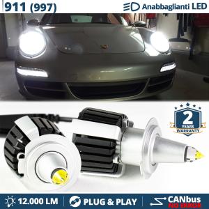 Kit LED H7 para Porsche 911 997 Luces de Cruce Lenticulares CANbus | 6500K 12000LM
