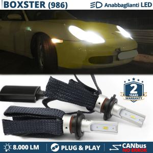 H7 LED Kit for Porsche Boxster 986 Low Beam CANbus Bulbs | 6500K Cool White 8000LM