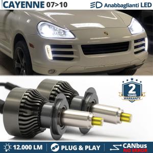 H7 LED Kit für Porsche CAYENNE 955 07-10 Abblendlicht | Canbus LED Birnen 6500K 12000LM