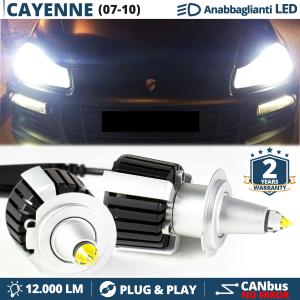 Kit LED H7 pour Porsche Cayenne 955 Phase II Feux de Croisement Lenticulaires CANbus | 6500K 12000LM