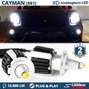 Kit LED H7 pour Porsche Cayman 981 Feux de Croisement Lenticulaires CANbus | 6500K 12000LM