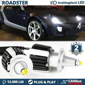 H7 LED Kit for Smart ROADSTER Low Beam Lenticular | CANbus Led Bulbs | 6500K 12000LM