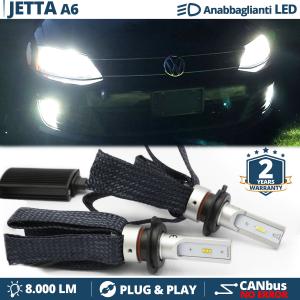 Kit Full LED H7 per Volkswagen JETTA mk6 Anabbaglianti CANbus | Bianco Potente 6500K 8000LM