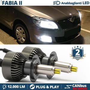 H7 LED Kit for Skoda FABIA 2 5J Low Beam | LED Bulbs CANbus 6500K 12000LM
