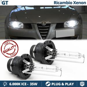 2x D2S Xenon Replacement Bulbs for ALFA ROMEO GT HID 6.000K White Ice 35W 