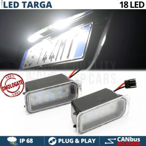 Luci Targa LED Specifiche per Ford Transit Tourneo Custom, Omologate | Luce Bianca Potente 6500K NO Errori
