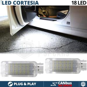 2 Luces de Cortesia LED para Audi R8 42 | Plafones Debajo Puerta Luz BLANCA | CANbus NO Errores